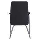 ΠΟΛΥΘΡΟΝΑ DALEY HM1021.01 ΜΕ ΜΠΡΑΤΣΑ ΜΑΥΡΟ PU 56x58x93 εκ. 4τμχ