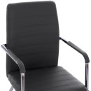 ΠΟΛΥΘΡΟΝΑ DALEY HM1021.01 ΜΕ ΜΠΡΑΤΣΑ ΜΑΥΡΟ PU 56x58x93 εκ. 4τμχ