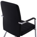 ΠΟΛΥΘΡΟΝΑ DALEY HM1021.01 ΜΕ ΜΠΡΑΤΣΑ ΜΑΥΡΟ PU 56x58x93 εκ. 4τμχ