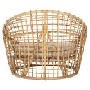 ΠΟΛΥΘΡΟΝΑ ENTO HM9814 RATTAN ΣΕ ΦΥΣΙΚΟ-ΜΠΕΖ ΜΑΞΙΛΑΡΙ 85x75x67Yεκ.