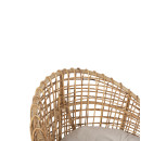 ΠΟΛΥΘΡΟΝΑ ENTO HM9814 RATTAN ΣΕ ΦΥΣΙΚΟ-ΜΠΕΖ ΜΑΞΙΛΑΡΙ 85x75x67Yεκ.