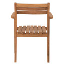 ΠΟΛΥΘΡΟΝΑ ERIETTA ΞΥΛΟ TEAK ΣΤΟΙΒΑΖΟΜΕΝΗ HM9534 ΣΕ ΦΥΣΙΚΟ ΧΡΩΜΑ 60x54x87Y εκ.