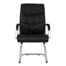 ΠΟΛΥΘΡΟΝΑ JACOB HM1045.11 ΜΑΥΡΟ PU ΜΕ ΒΑΣΗ ΧΡΩΜΙΟΥ 57x66,5x102 cm 2τμχ