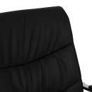ΠΟΛΥΘΡΟΝΑ JACOB HM1045.11 ΜΑΥΡΟ PU ΜΕ ΒΑΣΗ ΧΡΩΜΙΟΥ 57x66,5x102 cm 2τμχ