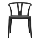 ΠΟΛΥΘΡΟΝΑ ΕΞ.ΧΩΡΟΥ BRAVE HM6625.02 ΠΟΛΥΠΡΟΠΥΛΕΝΙΟ ΣΕ ΜΑΥΡΟ 47x42x84,5Υεκ 4τμχ