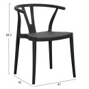 ΠΟΛΥΘΡΟΝΑ ΕΞ.ΧΩΡΟΥ BRAVE HM6625.02 ΠΟΛΥΠΡΟΠΥΛΕΝΙΟ ΣΕ ΜΑΥΡΟ 47x42x84,5Υεκ