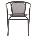 ΠΟΛΥΘΡΟΝΑ ΕΞ.ΧΩΡΟΥ LEDAN HM5977.02 ΜΕΤΑΛΛO & TEXTILENE ΚΑΦΕ 55x58x72Υεκ.