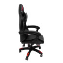 ΠΟΛΥΘΡΟΝΑ GAMING DARREN HM1203.01 ΜΑΥΡΟ-ΚΟΚΚΙΝΟ PVC 58.5x100x120Υεκ.