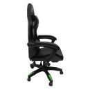 ΠΟΛΥΘΡΟΝΑ GAMING DARREN HM1203.03 ΜΑΥΡΟ-ΠΡΑΣΙΝΟ PVC 58.5x100x120Υεκ.