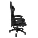 ΠΟΛΥΘΡΟΝΑ GAMING DARREN HM1203.04 ΜΑΥΡΟ-ΛΕΥΚΟ PVC 58.5x100x120Υεκ.