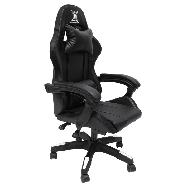 ΠΟΛΥΘΡΟΝΑ GAMING DARREN HM1203.10 ΜΑΥΡΟ-ΓΚΡΙ PVC 60x60x120Υεκ.