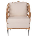 ΠΟΛΥΘΡΟΝΑ RINGER HM9341 ΑΠΟ RATTAN-ΜΕΤΑΛΛΟ ΦΥΣΙΚΟ ΧΡΩΜΑ 65x69x86Y εκ.