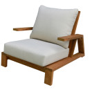 ΠΟΛΥΘΡΟΝΑ LOUNGE MIREX HM6641 ΞΥΛΟ ΑΚΑΚΙΑΣ ΦΥΣΙΚΟ-ΕΚΡΟΥ ΜΑΞΙΛΑΡΙΑ 81x96x68Υεκ