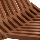 ΠΟΛΥΘΡΟΝΑ LOUNGE ΠΤΥΣΣΟΜΕΝΗ SHIGAO HM18112 ΞΥΛΟ TEAK--ΦΥΣΙΚΟ 61x88.5x89Υεκ.