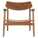 ΠΟΛΥΘΡΟΝΑ LOUNGE RANGER HM18255.01 ΞΥΛΟ TEAK ΣΕ ΦΥΣΙΚΟ 70x73x73Υεκ.