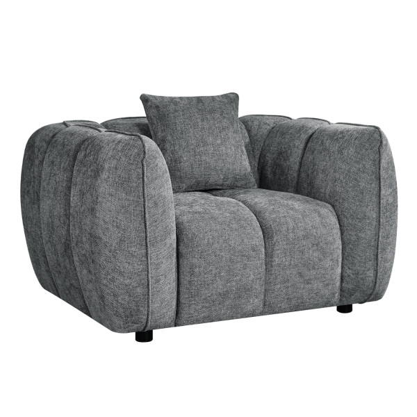 ΠΟΛΥΘΡΟΝΑ LYKKE HM3325.01 ΓΚΡΙ ΥΦΑΣΜΑ 119x89x70Υεκ