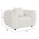 ΠΟΛΥΘΡΟΝΑ LYKKE HM3325.02 ΕΚΡΟΥ ΥΦΑΣΜΑ 119x89x70Υεκ