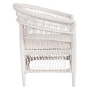 ΠΟΛΥΘΡΟΝΑ MALAWI HM9635.02 ΞΥΛΟ ΜΑΟΝΙ ΜΕ RATTAN ΛΕΥΚΟ--Β'ΔΙΑΛΟΓΗΣ 80x70x86Υεκ.