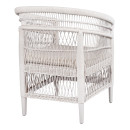 ΠΟΛΥΘΡΟΝΑ MALAWI HM9635.02 ΞΥΛΟ ΜΑΟΝΙ ΜΕ RATTAN ΛΕΥΚΟ--Β'ΔΙΑΛΟΓΗΣ 80x70x86Υεκ.