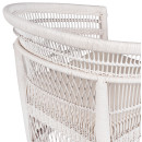 ΠΟΛΥΘΡΟΝΑ MALAWI HM9635.02 ΞΥΛΟ ΜΑΟΝΙ ΜΕ RATTAN ΛΕΥΚΟ--Β'ΔΙΑΛΟΓΗΣ 80x70x86Υεκ.