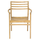 ΠΟΛΥΘΡΟΝΑ MOOSEN HM9936 ΜΑΣΙΦ ΞΥΛΟ TEAK ΣΕ ΦΥΣΙΚΟ 59x60x78,5Υ 2τμχ
