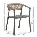 ΠΟΛΥΘΡΟΝΑ ΠΟΛΥΠΡΟΠΥΛΕΝΙΟΥ BOGI HM6240.05 OLIVE GREEN--P.P. ΜΠΕΖ ΣΧΟΙΝΙ 56,5x53x80Υεκ