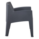 ΠΟΛΥΘΡΟΝΑ ΠΟΛΥΠΡΟΠΥΛΕΝΙΟΥ LOUNGE SLEEK HM6365.10 ΓΚΡΙ 62x68x73Υεκ.