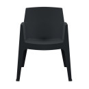 ΠΟΛΥΘΡΟΝΑ ΠΟΛΥΠΡΟΠΥΛΕΝΙΟΥ SLEEK HM6370.02 ΜΑΥΡΗ 68x63x82,5Υεκ.