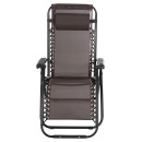 ΠΟΛΥΘΡΟΝΑ RELAX COMPANION HM5095.13 ΚΑΦΕ TEXTILENE-ΜΑΥΡΟ ΜΕΤΑΛΛΟ 67x145x110Υεκ.