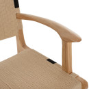 ΠΟΛΥΘΡΟΝΑ BAND RUBBERWOOD ΚΑΙ ΣΧΟΙΝΙ 62,5x60x88Yεκ.HM9324.01