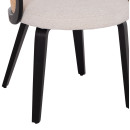 ΠΟΛΥΘΡΟΝΑ ΤΡΑΠΕΖΑΡΙΑΣ BECKER HM18246.02 PLYWOOD ΜΑΥΡΟ--ΕΚΡΟΥ ΥΦΑΣΜΑ 54x62x79Υεκ. 2τμχ