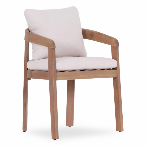 ΠΟΛΥΘΡΟΝΑ ΤΡΑΠΕΖΑΡΙΑΣ CRAVIN HM6441 ΞΥΛΟ ΑΚΑΚΙΑΣ--ΜΠΕΖ ΜΑΞΙΛΑΡΙΑ 58x61x74Υεκ