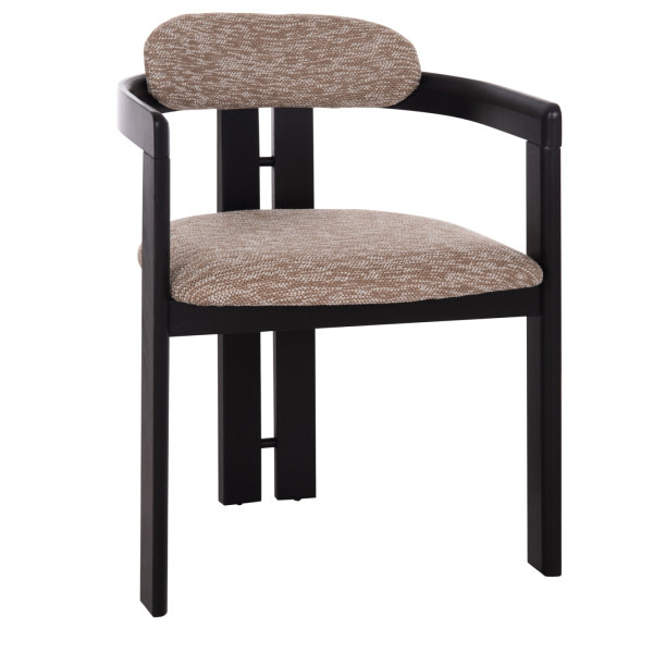 ΠΟΛΥΘΡΟΝΑ ΤΡΑΠΕΖΑΡΙΑΣ KALL HM18247.02 ΚΑΦΕ ΥΦΑΣΜΑ--PLYWOOD ΣΕ ΜΑΥΡΟ 56x45x73Υεκ 2τμχ
