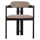ΠΟΛΥΘΡΟΝΑ ΤΡΑΠΕΖΑΡΙΑΣ KALL HM18247.02 ΚΑΦΕ ΥΦΑΣΜΑ--PLYWOOD ΣΕ ΜΑΥΡΟ 56x45x73Υεκ 2τμχ