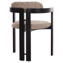 ΠΟΛΥΘΡΟΝΑ ΤΡΑΠΕΖΑΡΙΑΣ KALL HM18247.02 ΚΑΦΕ ΥΦΑΣΜΑ--PLYWOOD ΣΕ ΜΑΥΡΟ 56x45x73Υεκ 2τμχ