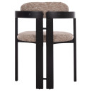 ΠΟΛΥΘΡΟΝΑ ΤΡΑΠΕΖΑΡΙΑΣ KALL HM18247.02 ΚΑΦΕ ΥΦΑΣΜΑ--PLYWOOD ΣΕ ΜΑΥΡΟ 56x45x73Υεκ 2τμχ