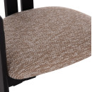ΠΟΛΥΘΡΟΝΑ ΤΡΑΠΕΖΑΡΙΑΣ KALL HM18247.02 ΚΑΦΕ ΥΦΑΣΜΑ--PLYWOOD ΣΕ ΜΑΥΡΟ 56x45x73Υεκ 2τμχ