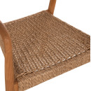 ΠΟΛΥΘΡΟΝΑ ΤΡΑΠΕΖΑΡΙΑΣ ROBBY HM18350 ΞΥΛΟ TEAK & ΣΧΟΙΝΙ VIRO ΦΥΣΙΚΟ 55x50x71Υεκ.