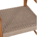 ΠΟΛΥΘΡΟΝΑ ΤΡΑΠΕΖΑΡΙΑΣ ROBIN HM18351 ΞΥΛΟ TEAK & ΣΧΟΙΝΙ VIRO ΦΥΣΙΚΟ 53,5x60x78Υεκ
