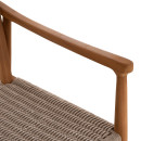 ΠΟΛΥΘΡΟΝΑ ΤΡΑΠΕΖΑΡΙΑΣ ROBIN HM18351 ΞΥΛΟ TEAK & ΣΧΟΙΝΙ VIRO ΦΥΣΙΚΟ 53,5x60x78Υεκ