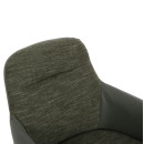 ΠΟΛΥΘΡΟΝΑ ΤΡΑΠΕΖΑΡΙΑΣ DEW HM9848.05 ΥΦΑΣΜΑ & PU ΣΕ ΠΡΑΣΙΝΟ-ΞΥΛΟ ΟΞΙΑΣ ΠΟΔΙΑ 56,5x62x81,5Υεκ. 2τμχ