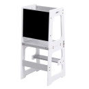 ΠΥΡΓΟΣ ΕΚΜΑΘΗΣΗΣ ΜΕ ΠΙΝΑΚΑ RICKI HM18345.03 ΞΥΛΟ ΠΕΥΚΟΥ ΛΕΥΚΟ/ΓΚΡΙ 37x40x84Υεκ