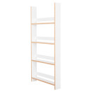 ΡΑΦΙΕΡΑ ΤΟΙΧΟΥ SANI HM18224.01 ΜΕΛΑΜΙΝΗ ΣΕ ΛΕΥΚΟ 60x10x120Υεκ. (4 ΡΑΦΙΑ)