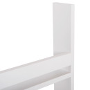 ΡΑΦΙΕΡΑ ΤΟΙΧΟΥ SANI HM18224.01 ΜΕΛΑΜΙΝΗ ΣΕ ΛΕΥΚΟ 60x10x120Υεκ. (4 ΡΑΦΙΑ)