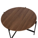 ΣΕΤ 2ΤΜΧ ΤΡΑΠΕΖΙΑ ΣΑΛΟΝΙΟΥ RONDA HM21089.03 MDF ΣΕ ΚΑΡΥΔΙ ΧΡΩΜΑ Φ80εκ & Φ50εκ