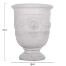 ΣΕΤ 3ΤΜΧ ΓΛΑΣΤΡΕΣ ΜΕ ΑΝΑΓΛΥΦΟ GARDENER HM4729 FIBERCLAY-ΣΕ ΥΠΟΛΕΥΚΟ Φ58x72.5Υεκ