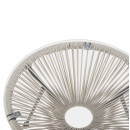 ΣΕΤ ΕΞΩΤΕΡΙΚΟΥ ΧΩΡΟΥ 3ΤΜΧ ACAPULCO HM11861.03 P.E.RATTAN ΕΚΡΟΥ-ΜΕΤΑΛΛΟ ΣΕ ΜΑΥΡΟ