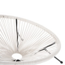 ΣΕΤ ΕΞΩΤΕΡΙΚΟΥ ΧΩΡΟΥ 3ΤΜΧ ACAPULCO HM11861.12 P.E.RATTAN ΛΕΥΚΟ-ΜΕΤΑΛΛΟ ΣΕ ΜΑΥΡΟ