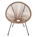 ΣΕΤ ΕΞΩΤΕΡΙΚΟΥ ΧΩΡΟΥ 3ΤΜΧ ACAPULCO HM21100 TWISTED WICKER-ΜΕΤΑΛΛΟ