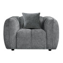 ΣΕΤ ΚΑΝΑΠΕΣ ΓΩΝΙΑ (ΔΕΞΙΑ)-ΠΟΛΥΘΡΟΝΑ LOUNGE LYKKE HM10820.01R ΓΚΡΙ ΥΦΑΣΜΑ